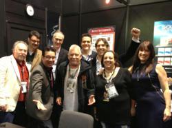 Eric Burdon with the Alfred Music team.